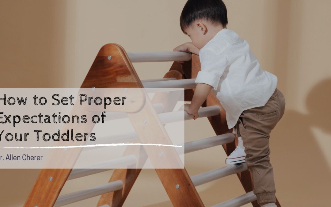 How to Set Proper Expectations of Your Toddlers